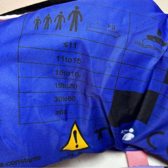 Swim Vest Life Jacket Kids Ages 3-6 Girls, Toddler Floaties pink flamingo NEW - Picture 6 of 6